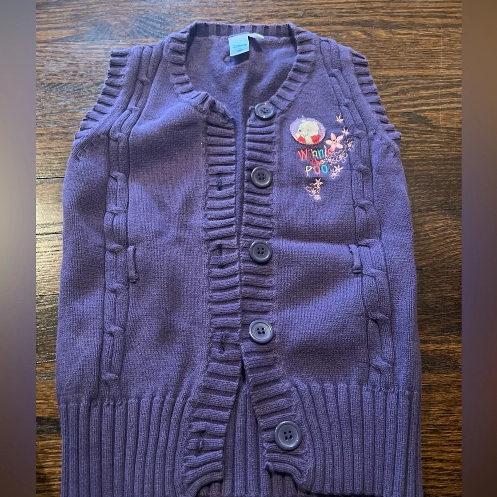 Disney Winnie the Pooh Cardigan Size 6